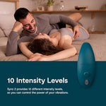 Sync 2 Couples Vibrator | Wearable Remote Control Vibrating Adult Sex Toy | App Controlled G Spot & Clitoral Stimulator | Dual Stimulation With 10 Speeds | Waterproof & Rechargeable | Green