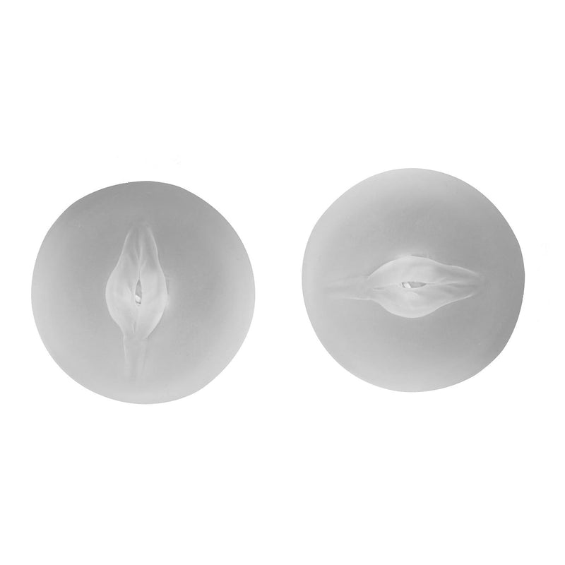 2Pcs Men'S Penis Pump Sleeve Masturbator Cover Realistic Vagina Sleeve Replacement Seal Cover - White