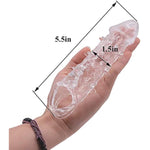 Reusable Sleeves 866Tdc Girth For Men Extender Enlarger Extension Enhancer Ball Stretch Sleeve Girth Best Gift-(Transparent/Cc)