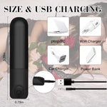 Pocket Clitoral Vibrator, Bullet Vibrator With 10 Vibration Modes, Daily Waterproof Function Silicone Lipstick Massager, Mini Portable Adult Sex Toys For Women & Couples,