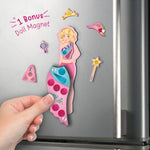 Diy Magnetic Dress-Up Princess |Pretend Play Magnetic Toys For Kids | 30 Magnetic Dresses & Accessories | Interchange & Create Unlimited Outfits | Fun Christmas Gifts For Girls Age 3-5-8-10