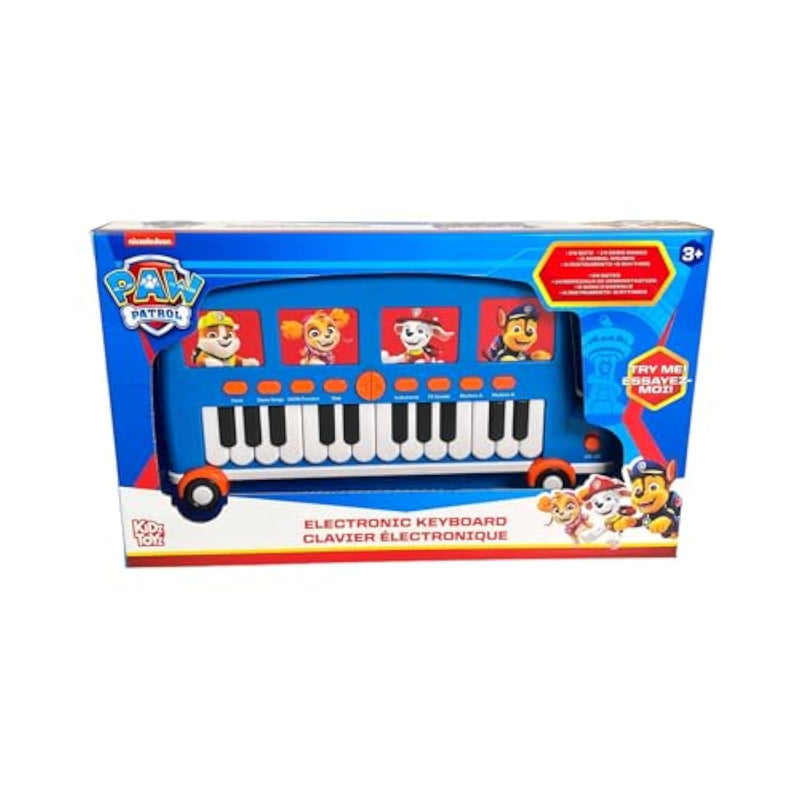 Paw Patrol Bus Electronic Keyboard - Learn to Play Piano Music Education for Kids and Preschoolers Ages 3+
