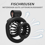 Negative Chastity Cage Sex Toy Male Set With 4 Cockrings 3D Small Chasity Devices Locked Cock Cages Nylon Fish Trap Shape Adult Penis Bdsm Bondage Device For Mens (Black)