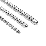 Urethral Sounds, 3 Pcs Set Stainless Steel Penis Plug With Multi Beads Smooth Urethral Dilators Masturbation Rod Bladder Stimulation For Men
