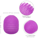 Pop Sock! Textured Male Masturbator For Men With Reversible Textured Stroker And Closed End Superior Suction Purple - Se-0936-05-3