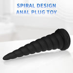 Anal Stretcher Trainer Big Anal Plug Anal Beads Adult Sex Toys For Women And Men, Large Butt Plug Training Cone Liquid Silicone Prostate Massager With Strong Suction Cup For Hands-Free Play