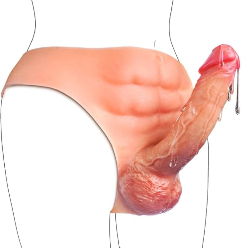 Realistic Strap On Dildo Harness Wearable Dildo Panties, Silicone Anal Dildos With Solid Penis, High Elastic Strapon Dildos Transgender Clothing Sex Toy, G Spot Vagina Stimulator For Lesbian Couples