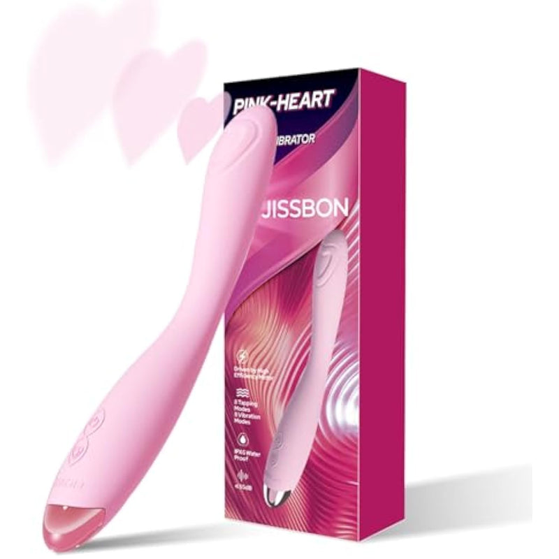 Pink-Heart Vibe Dildo Vibrator Clitoral Vibrator Wand Nipple Stimulator With 16 Pleasure Modes Adult Sex Toy& Games Female Sex Toys