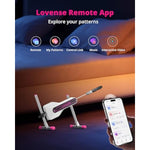 Mini Sex Machine, Sex Toys - Machines & Devices With Remote Control, Thrusting Machine For Women For G Spot Anal Stimulation, Adult Toys With Dildo Discreet Packaging