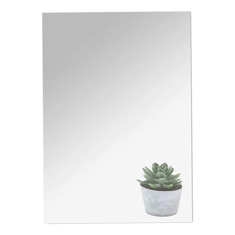 16"X12" Acrylic Mirror Sheet, Flexible Non Glass Body Mirror Tiles Large Self