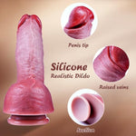 7.8 Inch Realistic Thick Big Dildo, Large Silicone Suction Dildo, Xl Wide Anal Dildo, Adult Thick Butt Plug Sex Toy, Fat Anal Vaginal G-Spot Penis, Lifelike Soft Prostate Dildo For Unisex