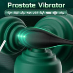 Prostate Massager Vibrating Anal Plug Cock Ring - App Remote Control Anal Vibrator With 9 Modes, Male Vibrator Couples Pleasure Adult Sex Toys Vibrating Butt Plug Penis Ring For Beginner