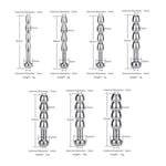 Urethral Sounds, 7 Pack Of Urethral Plug Training Set Stainless Steel Uretrhal Dilator Hollow Penis Plug Sex Toy For Beginners & Advanced Users