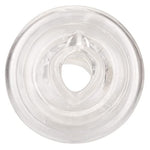 Optimum Series Stroker Pussy Pump Sleeve - Male Silicone Masturbation Sleeve - 6.25 Inch Adult Masturbator Sex Toy – Clear, 1 Count