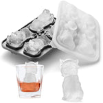 3D Highland Cow Ice Cube Tray, Large Silicone Fun Shapes Ice Cube Mold For Whiskey,Cocktails, Bourbon, Cute Highland Cow Gifts For Holiday Stocking Stuffers