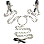 Bdsm Toys Nipple Clamps Women Sex Toys, Adjustable 2 Nipple Clips And 1 Vaginal Clip With Chain Breast Clit Stimulator, Nipple Toys Adult Sex Toys For Couples Men