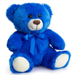 Teddy Bear Stuffed Animal Small Plush Teddy Bear Toys For Children Girlfriend Family Congratulations Baby Shower Birthday Royal Blue 10 Inch
