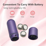 Mini Vibrator For Women - Mini Vibrator Made Of Body-Safe Silicone, Fully Waterproof, Usb Rechargeable - Personal Massager With 10 Vibration Settings (Pearlescent Purple)