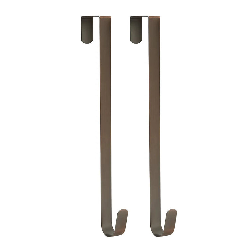 15" Wreath Hanger For Front Door,Steel Over The Door Single Hook For Door Sign