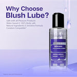 - Blush Lube – Water-Based Personal Sex Lubricant (2.0 Fl. Oz) – Toy-Safe Intimacy Item For Men, Women & Couples – Sensitive Skin Friendly & Condom Compatible