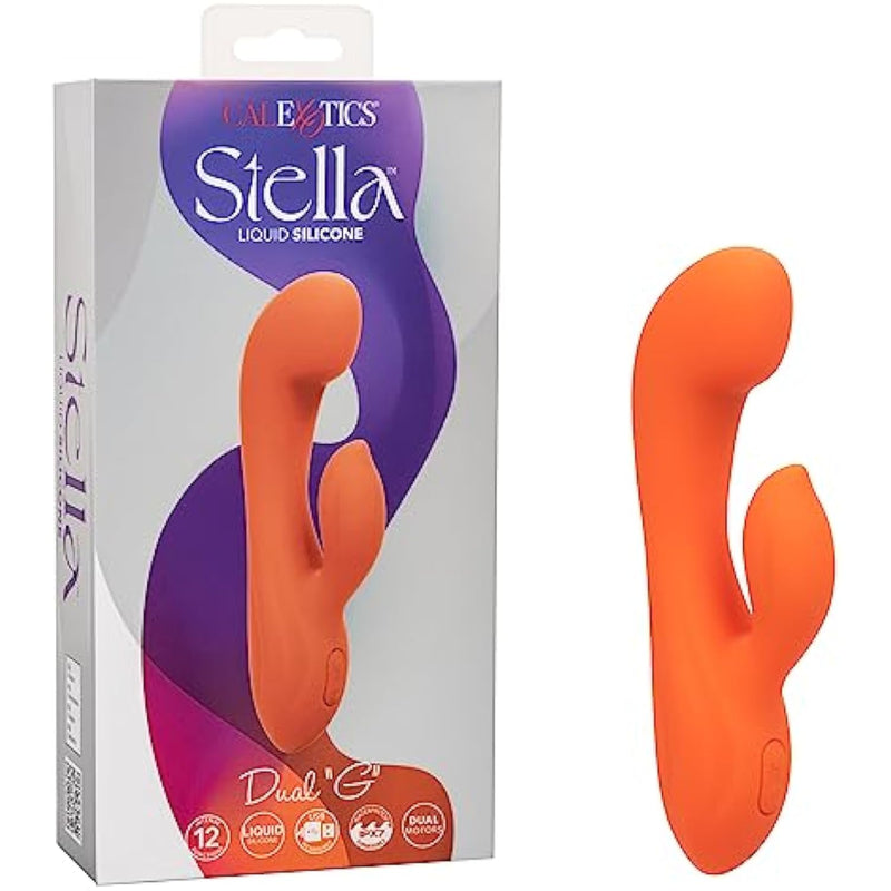 Stella Liquid Silicone Dual G Spot Vibrator, Rabbit Style Mini Massager For Women - Se-4368-20-3