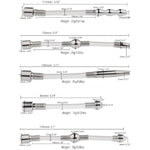 5 Pcs Sex Toy Penis Plug Chastity Device Sound Urethral Plug Urethra Trainer Set Chastity Lock Accessories Urethral Toy Urethral Masturbation Stick Catheter Sound For Male Urethra Stimulation