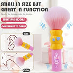 Bullet Vibrator For Women Clitorals Stimulator Usb Rechargeable Mini Vibrator,G Spot Vibrator With 10 Vibrating Modes,Dildo Anal Toys Adult Sex Toys For Women With Pink Ultra Soft Makeup Brushes