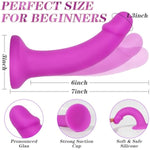 Strap On Dildo Harness Adult Sex Toys For Pegging, Wearable Strap On With Adjustable Realistic G-Spot Silicone Dildos, Anal Dildo For Lesbian Gay Couple Vaginal Anal Play