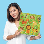 DIAMOND DOTZ Jungle Animal Diamond Painting Kit for Adults with Gems