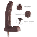 Sex Machine Attachments,9In Realistic Dildo Machine With Quick Air Connector,Silicone Bbc Dildo Sex Machine,Adult Sex Toy For Thrusting Sex Machine