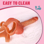 Silicone Strap On Dildo With 5.7-Inch Solid Dick, High Elasticity Realistic Wearable Dildos, Easy To Use For Beginners, Anal Dildo For Lesbian Couple Vaginal
