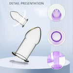 Anal Plug Set 5 Pcs Soft Silicone Butt Plugs Hollow Anal Dilator Adult Anal Trainer Anales Sex Toys Bondage Kit For Men Women Couples (White)