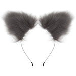 Butt Plug Fox Tail Cosplay Anal Plug Anal Butt Plug Adult Sex Toys For Beginner Women Men Couple (18" Gray Kit-1)