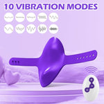Panty Vibrator Sex Toys, Adult Toys Wearable Butterfly Remote Control 10 Mode Vibration Mini Egg Bullet For G Spot Clitoral Dildo Vagina Stimulator Sex Games For Couple & Women (Purple)