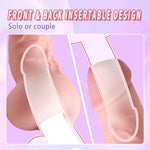 2 In 1 Dildo Gay Sex Toy Male Masturbator With Penetrable Pee-Hole And Anus, Lifelike Dildo Shape Pocket Pussy With Balls And Vein, Sex Doll For Men Gay Couple