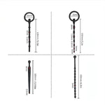 Sex Toys - Catheters & Sounds Male Stainless Steel Penis Dilator Urethal Rod Urethral Obstruction Cock Expansion Stimulation Plug Anal Plugs For Men, Couples Sm Sex Toys (Silicone 8-Piece Set)