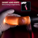 Penis Sleeve Monster Dildo Sleeve Girth Extension Sex Toys For Men,Penis Ring Delay Ejaculation Enhance Erection Penis Enlargement For Male Couples,4.7'' Long Soft Liquid Silicone Penis Sheath(Middle)
