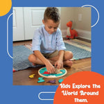 7 Continents & 5 Oceans Of The Earth Wooden Jigsaw Puzzle For Kids | 21 Puzzle Pieces | Learning & Educational Toy Gift For Boys & Girls Ages 3 Years And Above