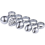 Luxury Stainless Steel Anal 5 Pcs Ring Anal Trainer Jewel Butt Plug Set S&M Adult Gay Anal Plugs Woman Men Sex Gifts Things