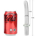 Anal Butt Plug Glass Anal Trainer Samurai Sword Clear Chrystal Pleasure Wand Anal Stimulation Adult Sex Toy For Men Women Couples Masturbation (M)