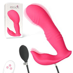 Inflatable Butt Plug Anal Vibrator – Remote Control Prostate Massager With 10 Vibration Modes, Dildo Sex Toy For Men Women Couples, G Spot Stimulator Rechargeable Adult Toy