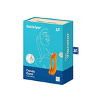 Candy Cane Vibrator Sex Toy | Adult Toys For Women | Best Couple Vibrator | Vibrating Sexual Pleasure Device | Stimulation Vibrators | Female Wellness Tools | Woman Pleasure Sextoy (Orange)