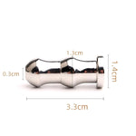 6Pcs Urethral Sounds Stainless Steel Penis Plug Expand Multi Beads Urethral Dilators For Beginner Dilator Urethra For Couples Trainer Sm Urethral Training Set