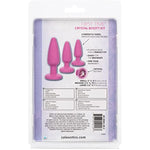 First Time Crystal Booty Kit Anal Butt Plug Toy Set Of 3 - Pink - Se-0004-39-2