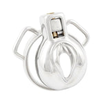 Male Short Sissy Chastity Device Base Ring Attachable Belt Stainless Steel Men'S Virginity Lock J13840 40Mm