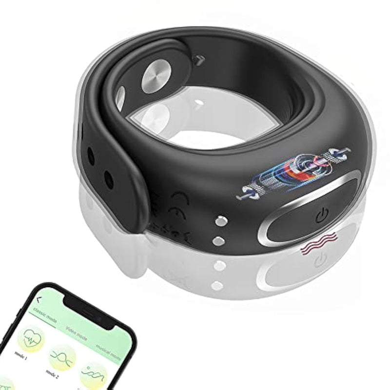 Adjustable Size Vibrating Cock Ring - Penis Ring App Controlled Vibrator For Men Longer Strong Vibrator, Remote Control Vibrator Male Sex Toys With 10 Vibration Modes, Adult Sex Toys & Games For Men