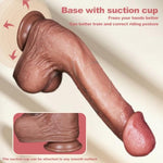 Huge Curved Shaft Realistic Big Glans Dildo For Women & Male, Lifelike Thick Silicone Butt Plug Vagina G Spot Prostate Stimulator Anal Paly Training Adult Sex Toys For Gay Men Couples (Xl)