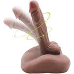 Realistic Dildos Male Torso Sex Doll For Women With Realistic Flexible Dildo Men Dildo Love Doll With Tight Anal Hole And Flat Base Unisex Masturbation Sex Toys 3.7Lb (Brown)