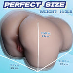 Retractable Double Vibration 4-Language Voice Automatic Male Masturbator, 14.33Lb Realistic 3D Lifelike Butt Pocket Pussy Ass, Hands-Free Male Stroker Adult Sex Toy For Men