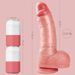 11.42'' Realistic Huge Anal Dildo Sex Toy, Skin-Like Big Thick Dildo With Strong Suction Cup For Hands-Free, Lifelike Fake Penis Women Sex Toys For Vagina Anal Stimulation